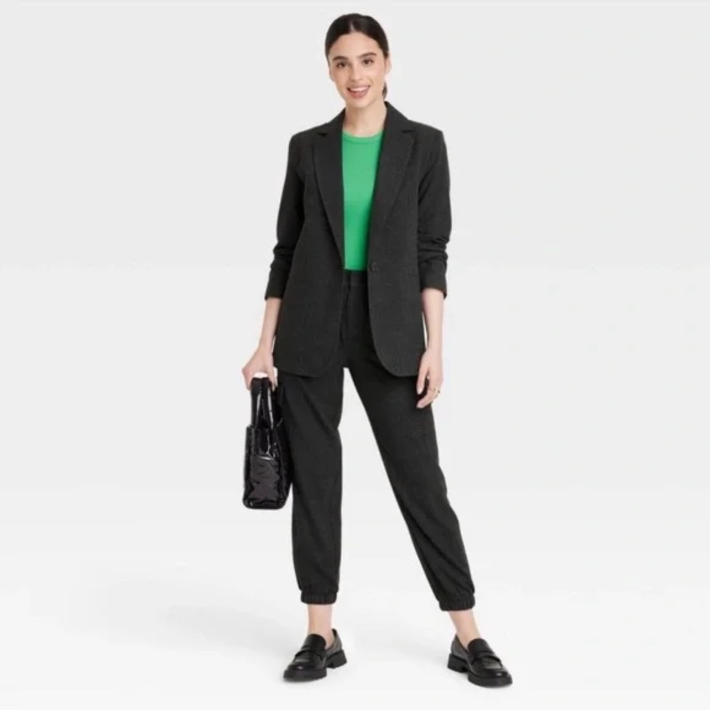 A New Day Dark Plaid Blazer